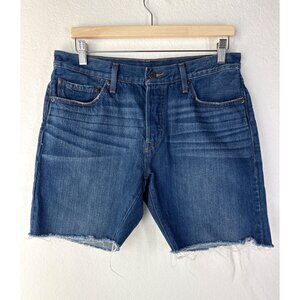 Levis Denim Frayed Hem Button Fly DIY Cut Off Shorts Size W30